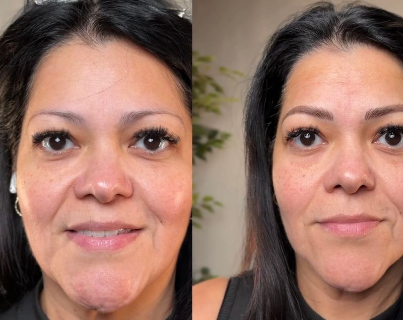 Ombré Brows before and after, Frenkel PMU House