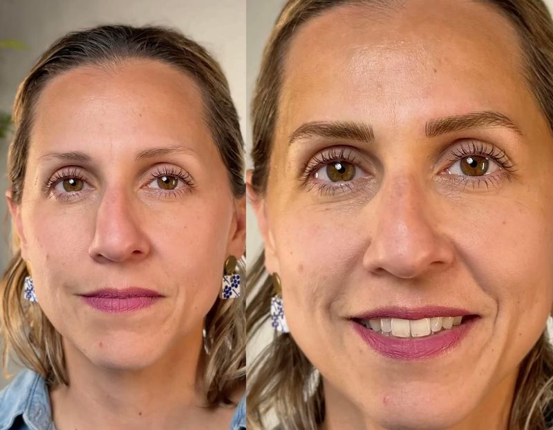 Powder Brows before and after, Frenkel PMU House