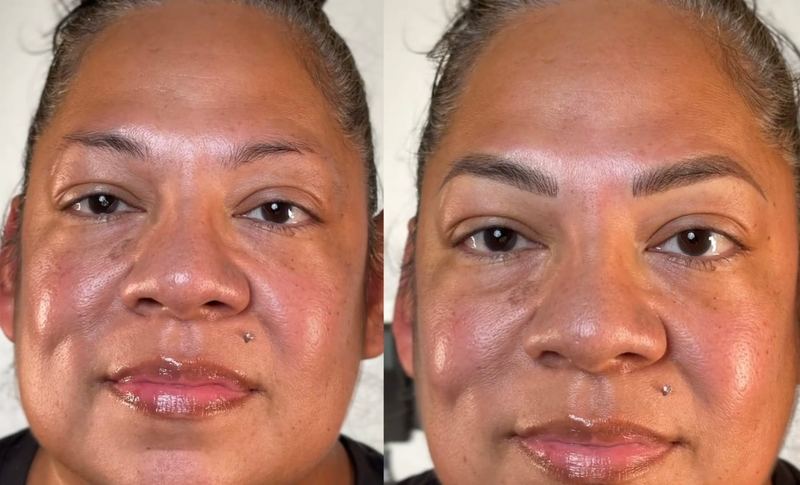 Microblading before and after, Frenkel PMU House