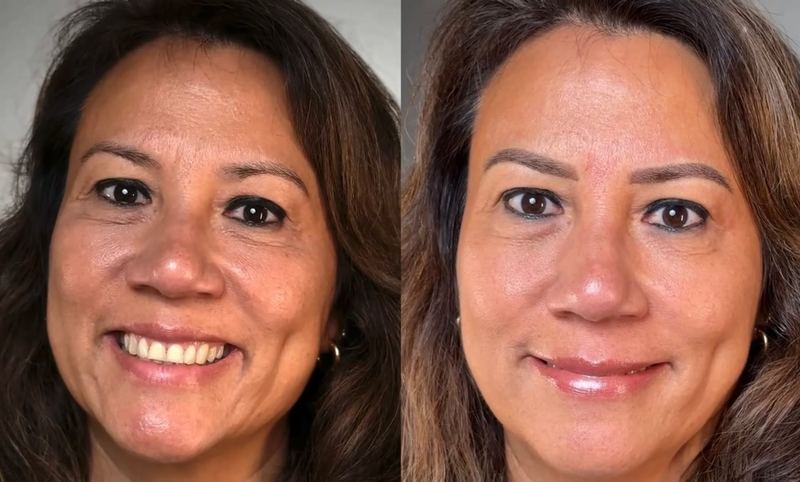 Ombré Brows before and after, Frenkel PMU House