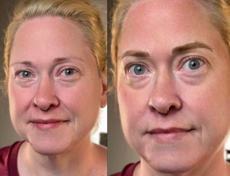 Powder Brows — Healed before and after, Frenkel PMU House