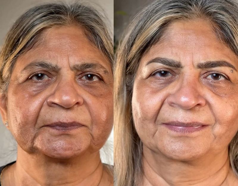 Nano Brows before and after, Frenkel PMU House