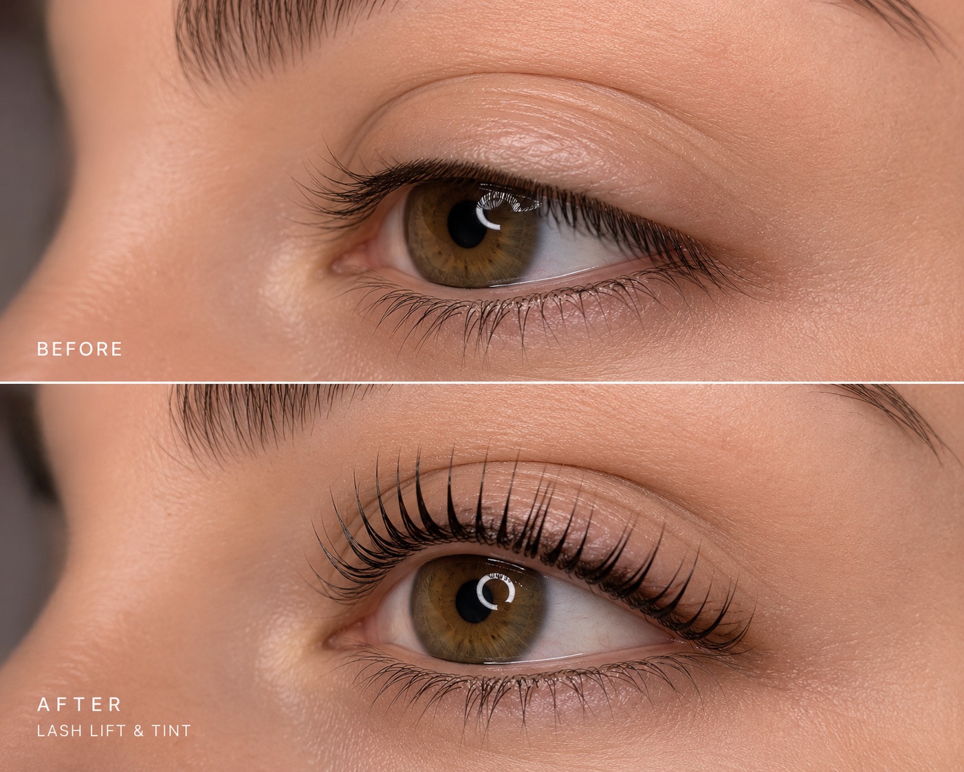 Lash Lift & Tint result