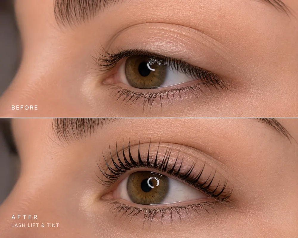 Lash Lift & Tint result